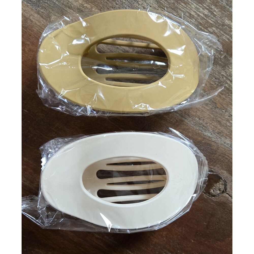 2 Flat Hair Clips for Women 4.33” Large Lay Flat Claw Clips Strong Comfortable